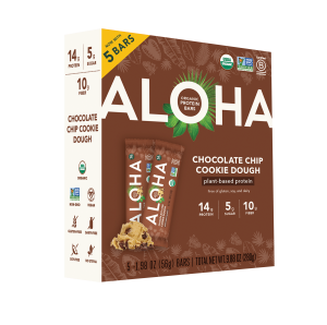 (5-bar box) Chocolate Chip Cookie Dough Protein Bars (Best By 2025)