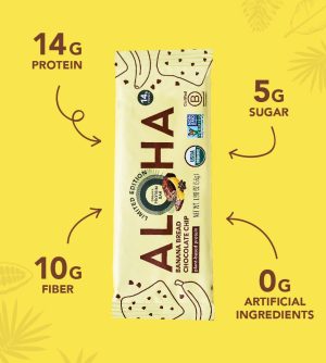 Banana Bread Chocolate Chip – Protein Bars