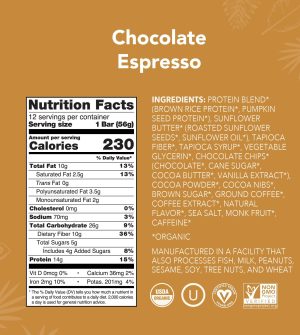 Chocolate Espresso – Protein Bars